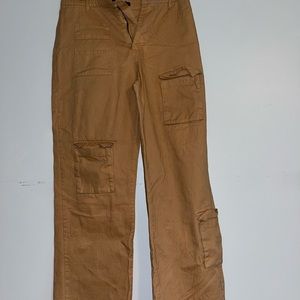 Cargo straight leg pants